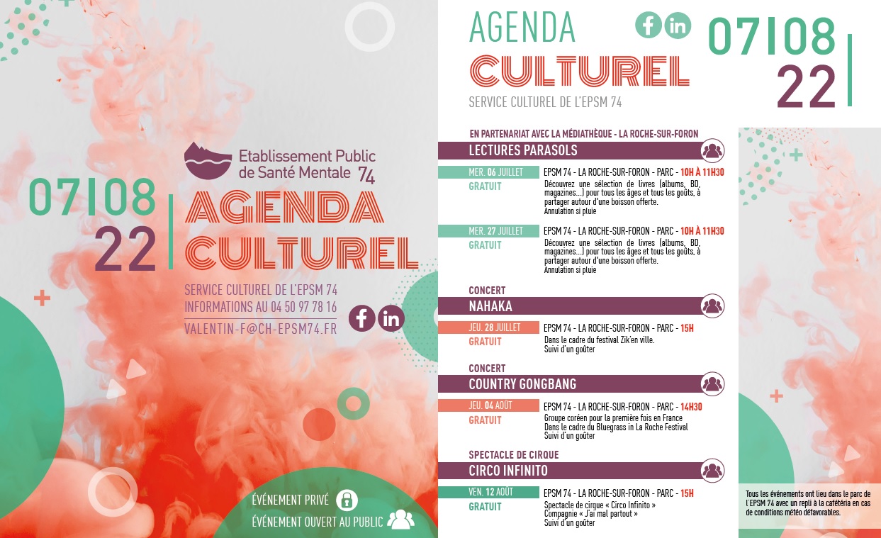Agenda Culturel Juini 2022