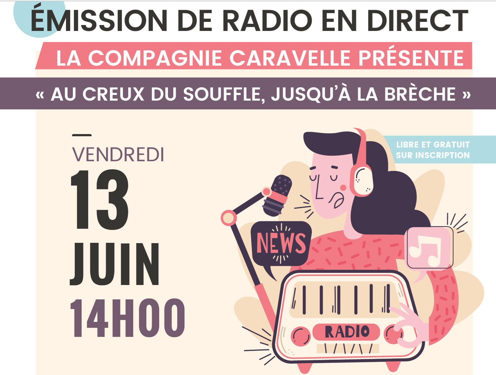 Vendredi 13 juin à 14H00 !