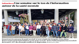 Une semaine sur le ton de la santé mentale